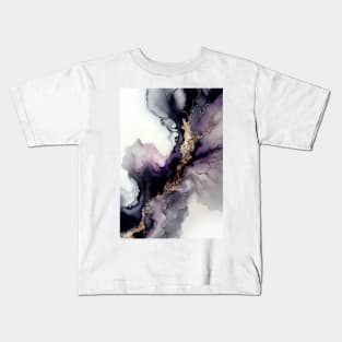 Ethereal Essence - Abstract Alcohol Ink Resin Art Kids T-Shirt